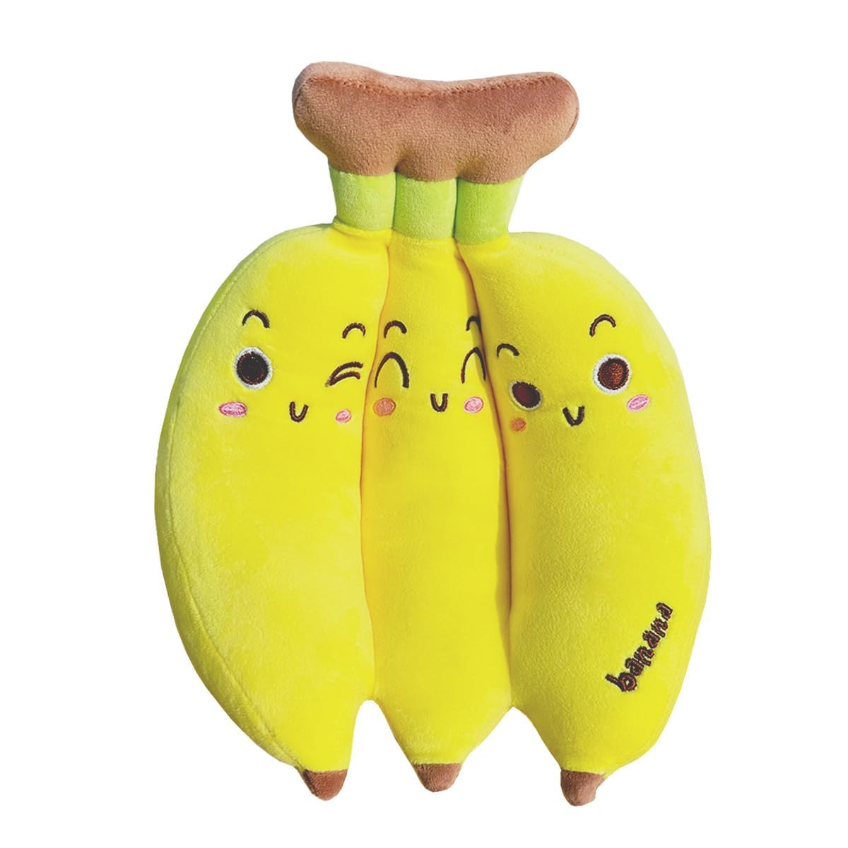 Hofun4U Banana Plush Pillow - 13' Banana Stuffed Animal,Fruit Banana Plush Toy Pillow Holiday For Girls Boys